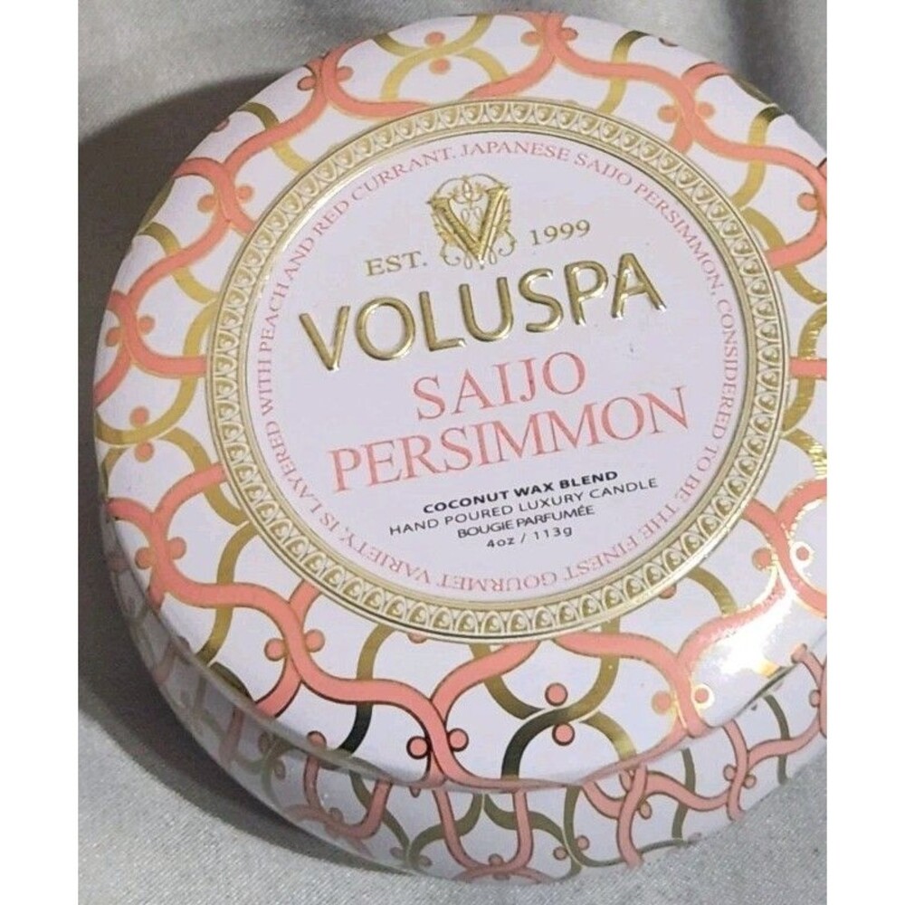 Voluspa Mini Candle Saijo Persimmon 4 oz NEW!